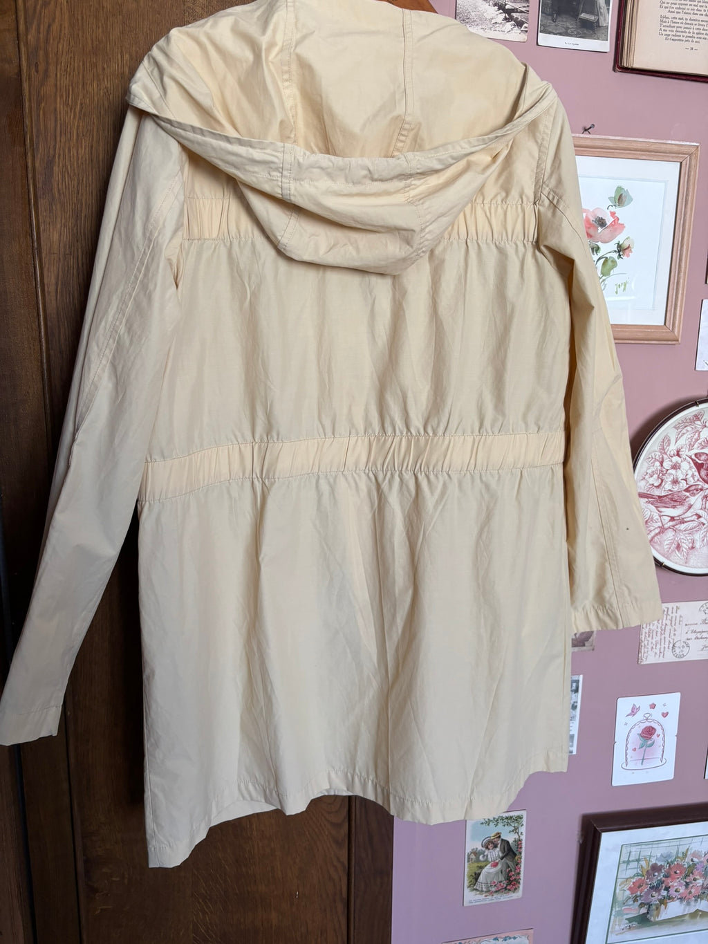 Parka légère vintage jaune pâle – T.38/40 -  Années 90/2000