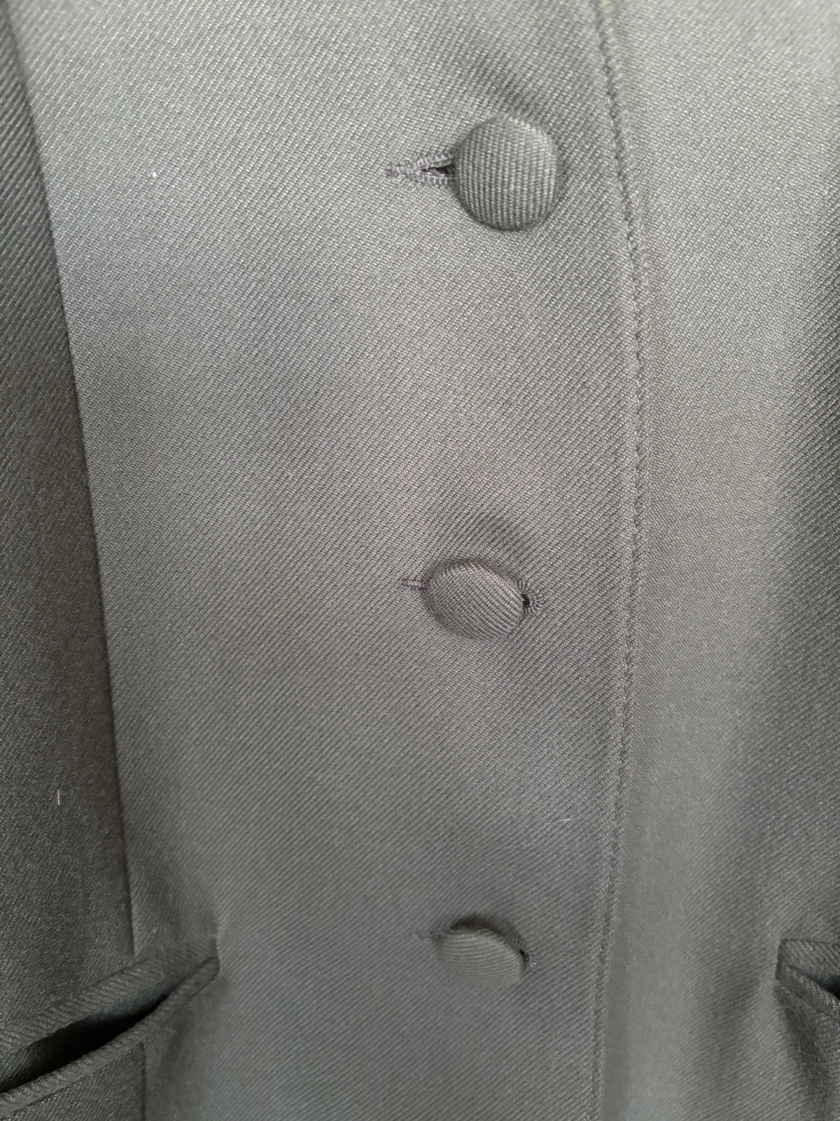 Ensemble tailleur kaki – T. 38/40 – Vintage années 90