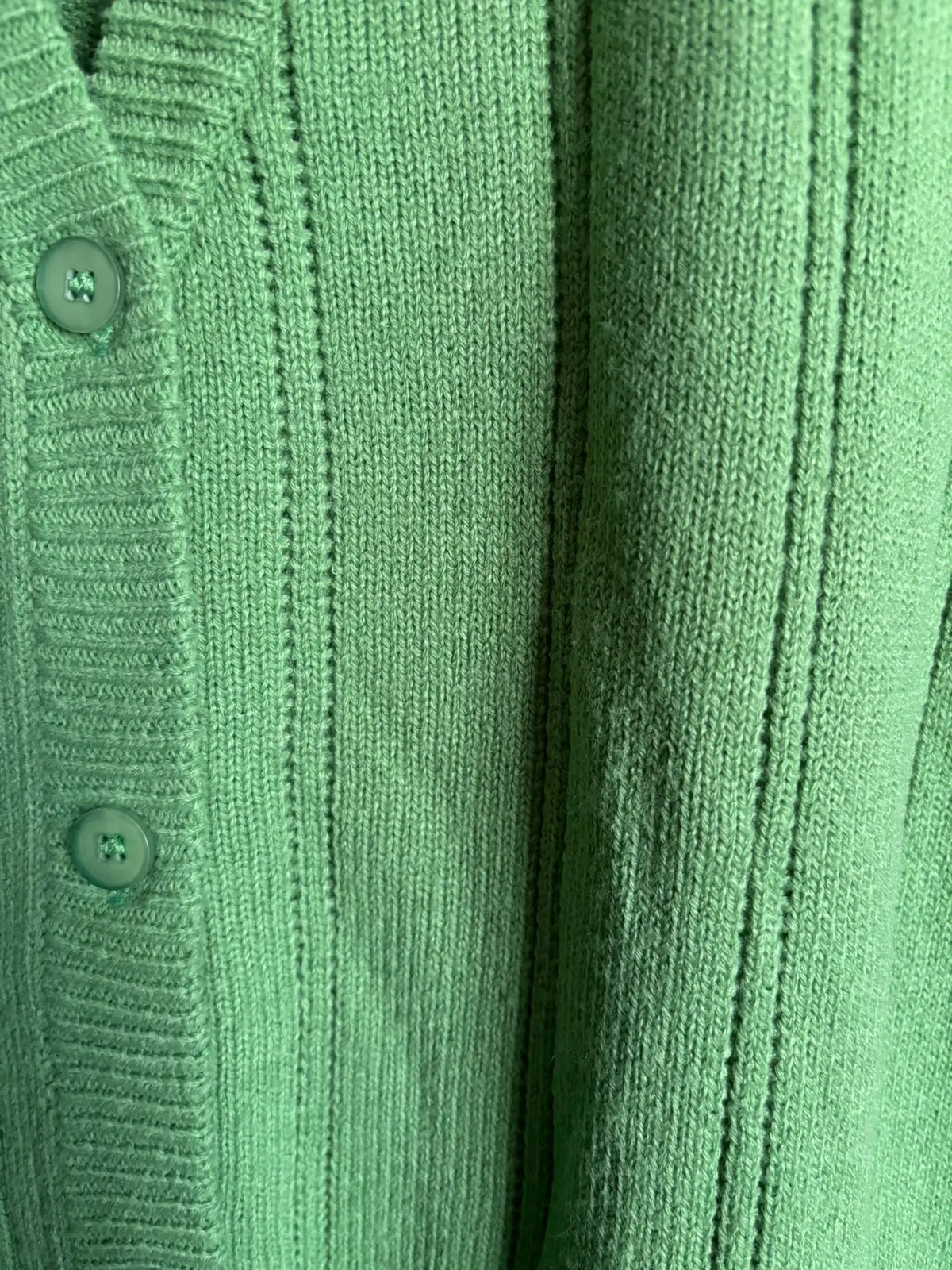 Gilet vintage sans manches vert pomme – Du 38 au 42 - Années 2000