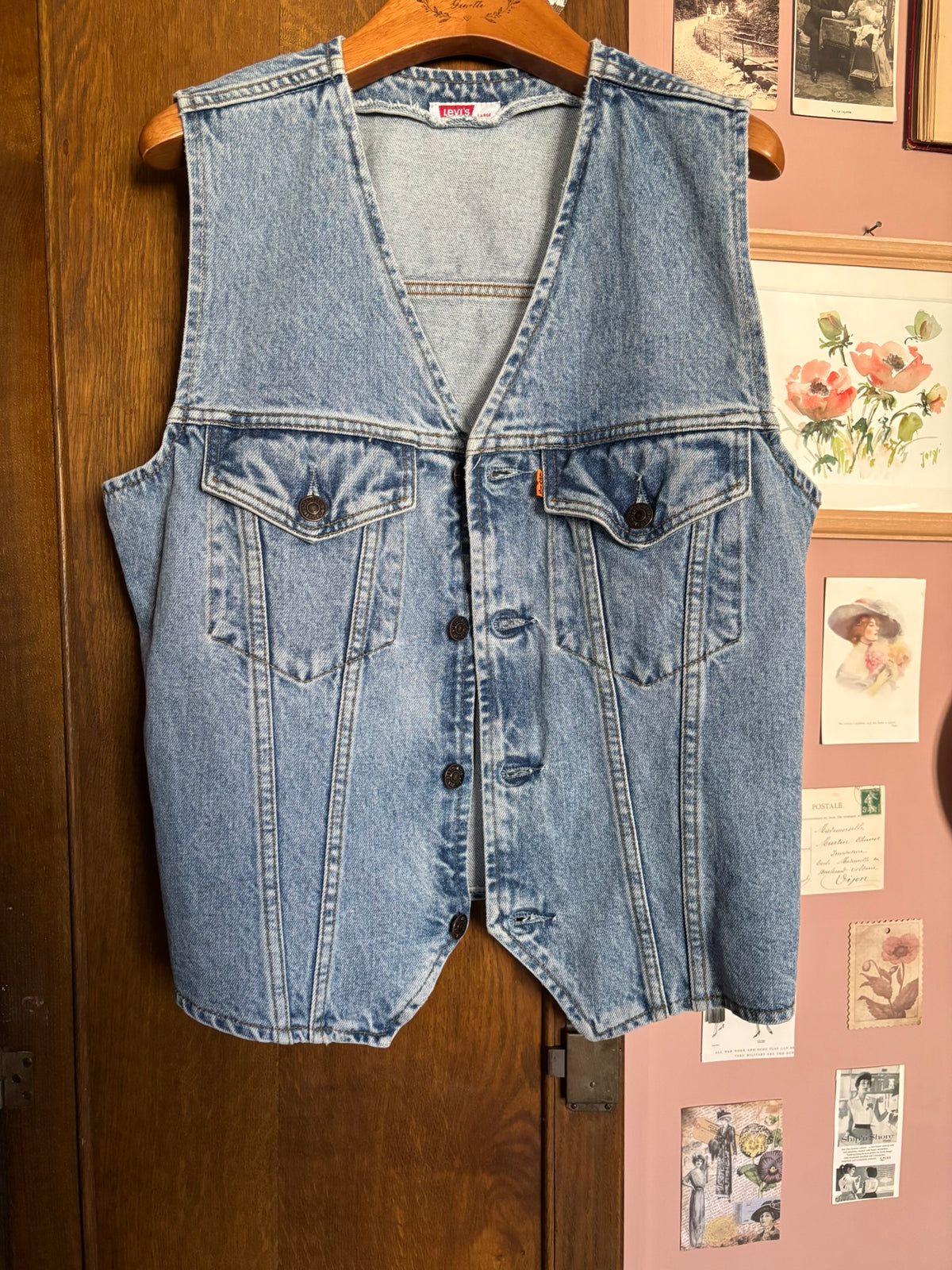 Gilet en jean Levi’s homme – T.M / 40-42 femme – Années 80/90