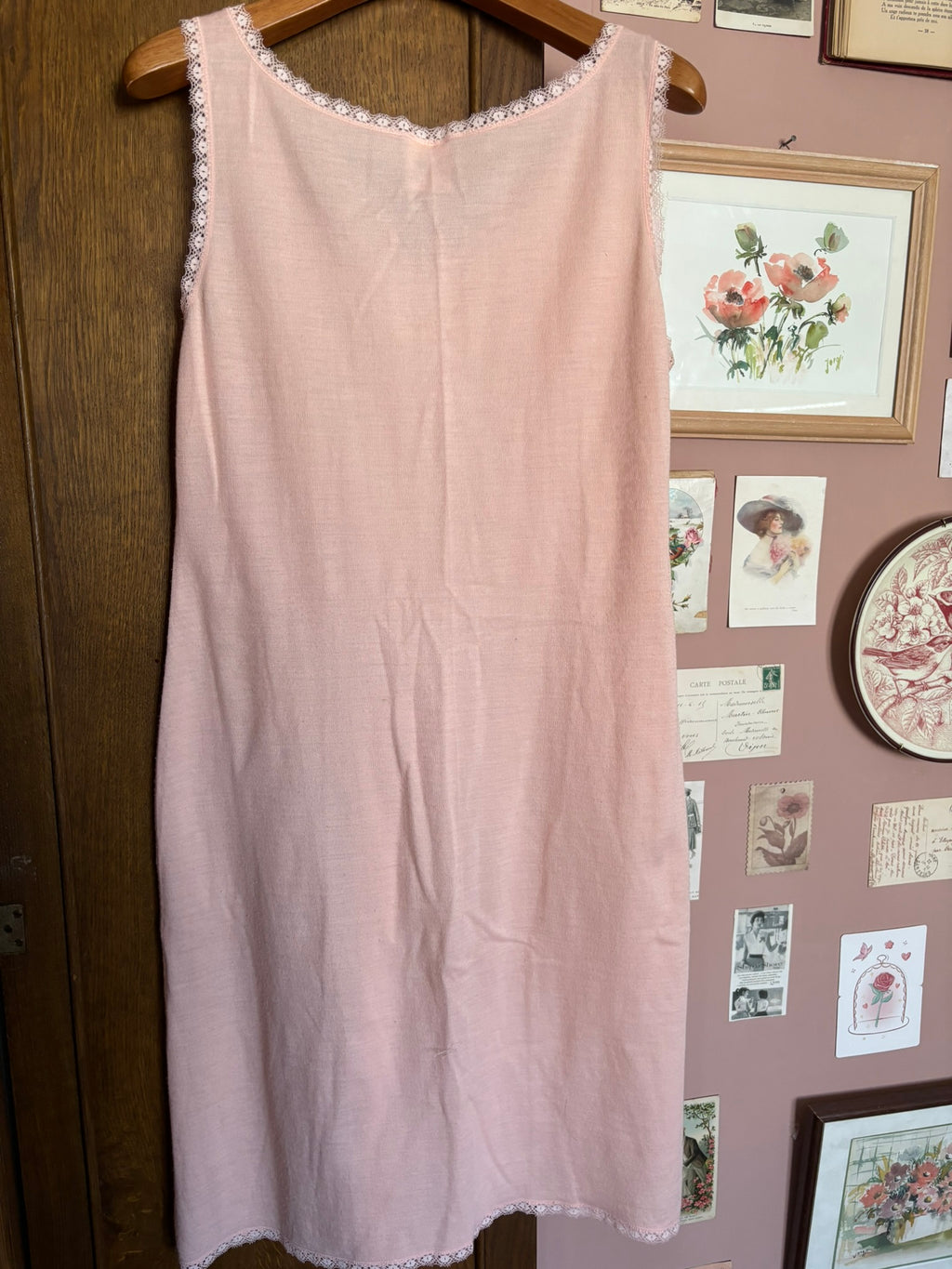 Nuisette vintage Damart pêche à dentelle – T.38 – Années 60/70