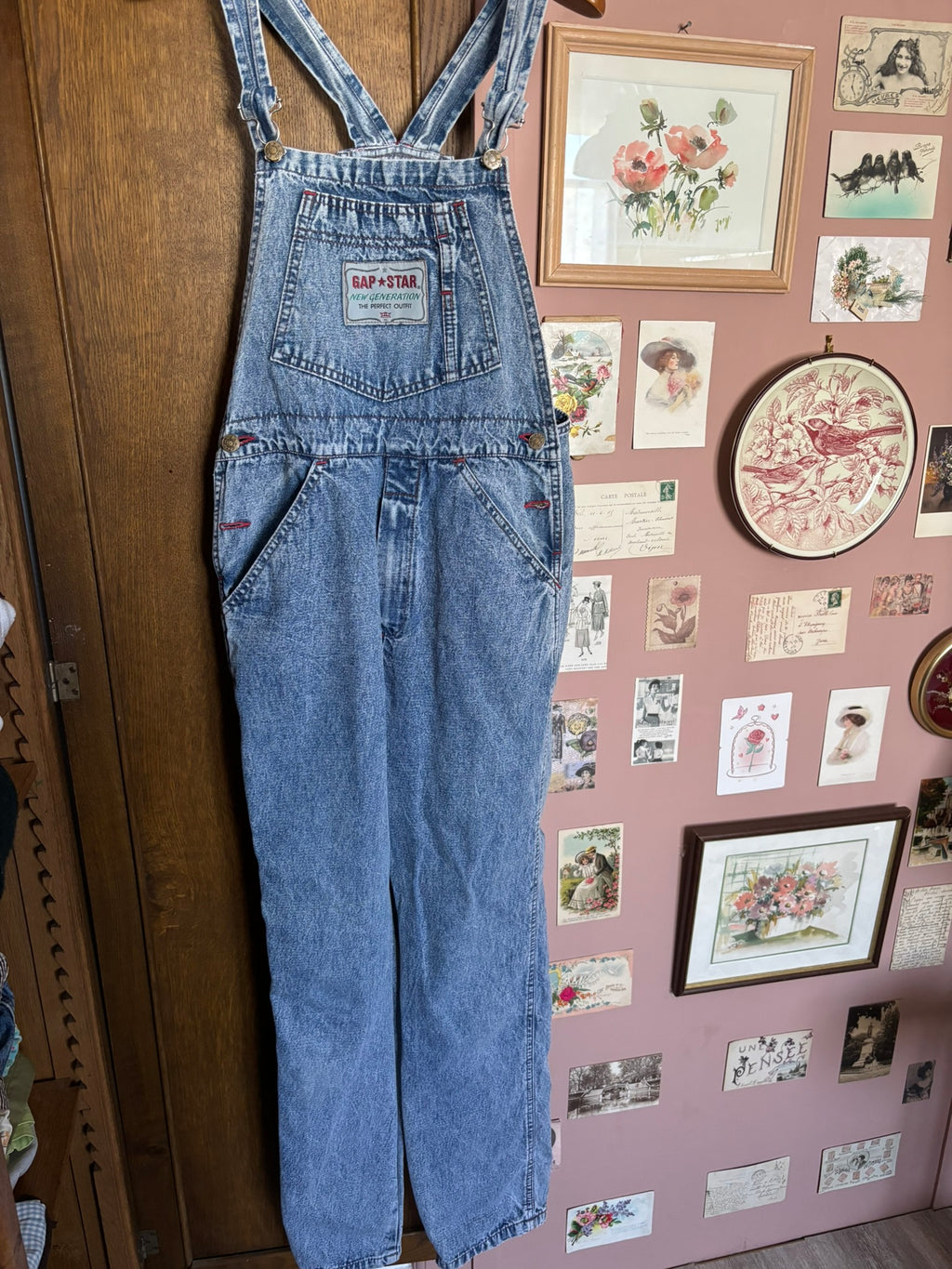 GAP★STAR denim overalls – Size 34/36 – 90s