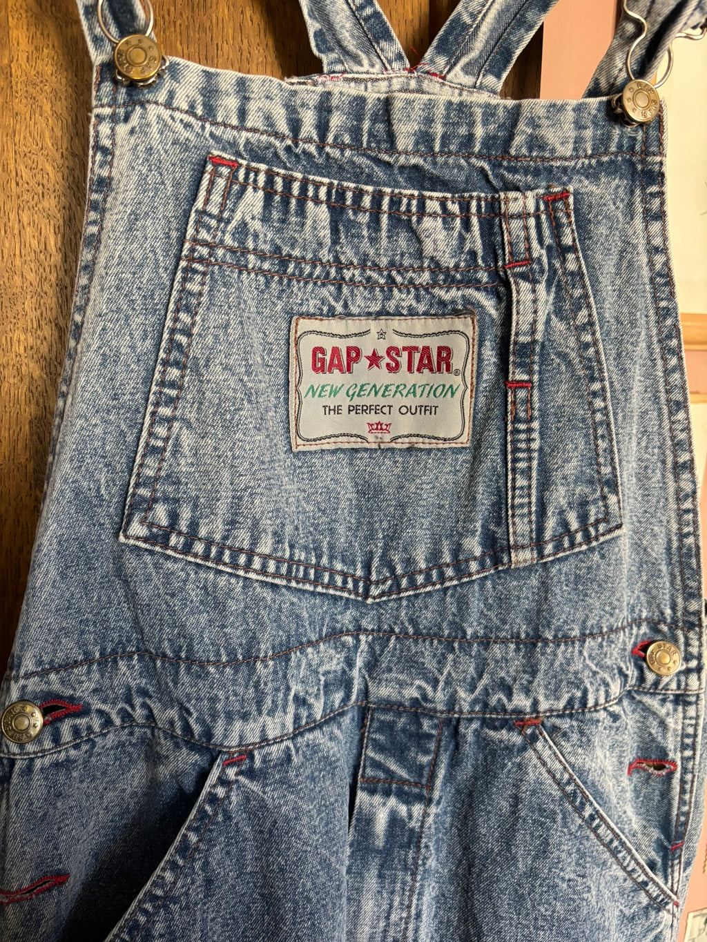 GAP★STAR denim overalls – Size 34/36 – 90s