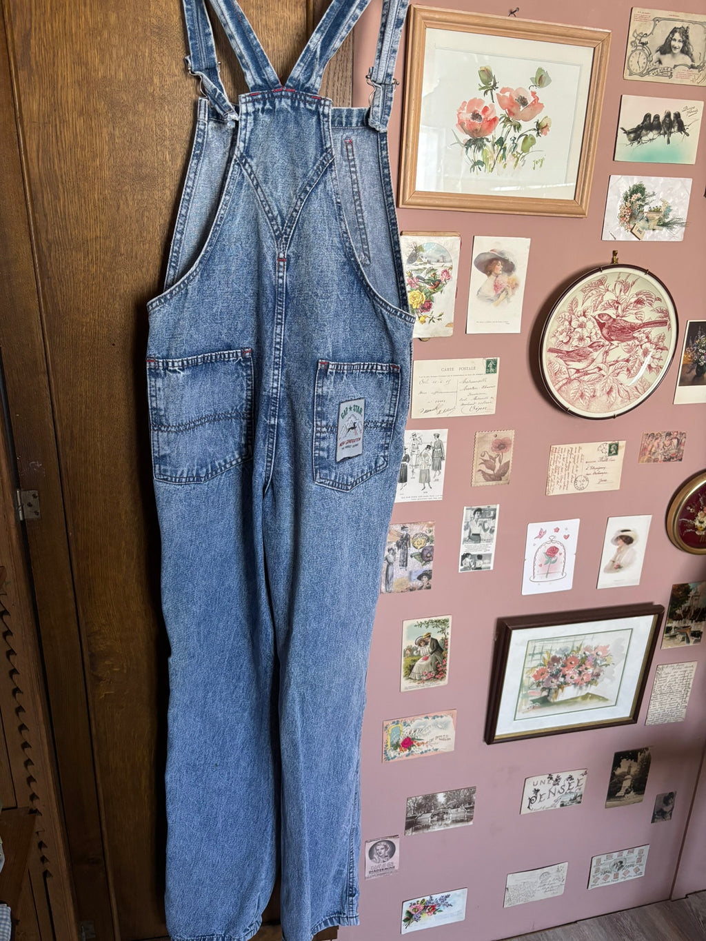GAP★STAR denim overalls – Size 34/36 – 90s