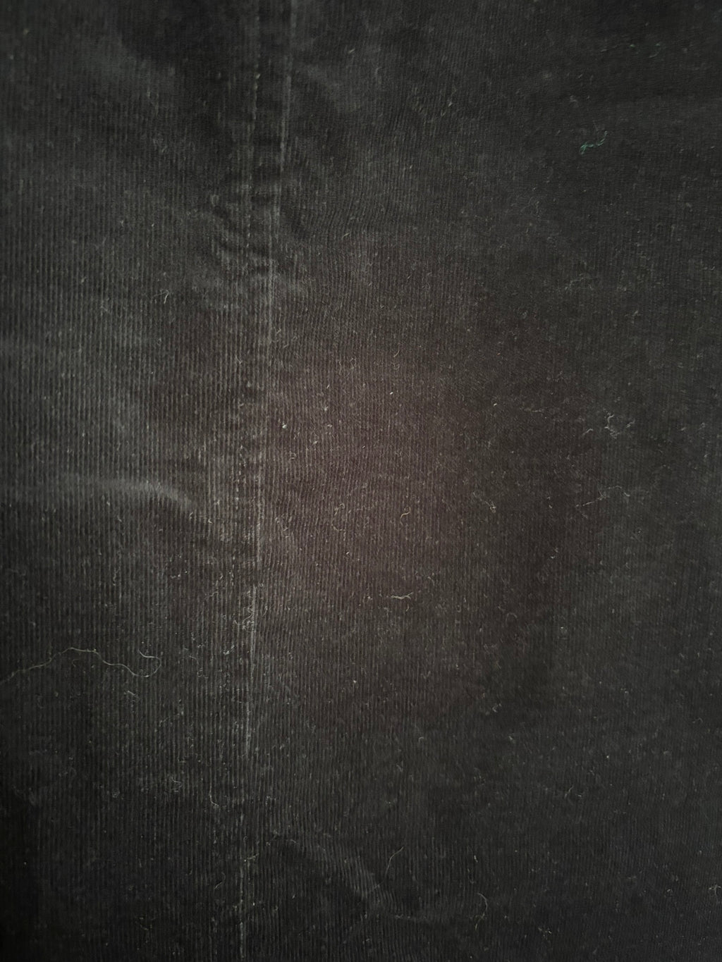 Black corduroy straight skirt – Size 38/40 – 90s/2000s