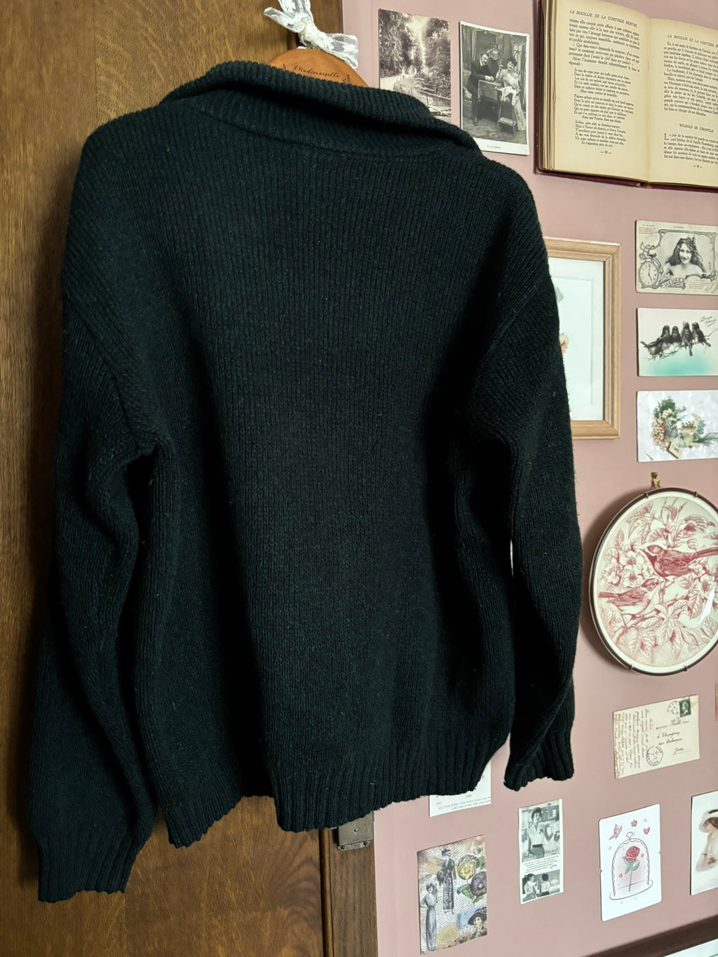 Gilet zippé vintage vert sapin unisexe – Du 38 au 42 – Années 70/80