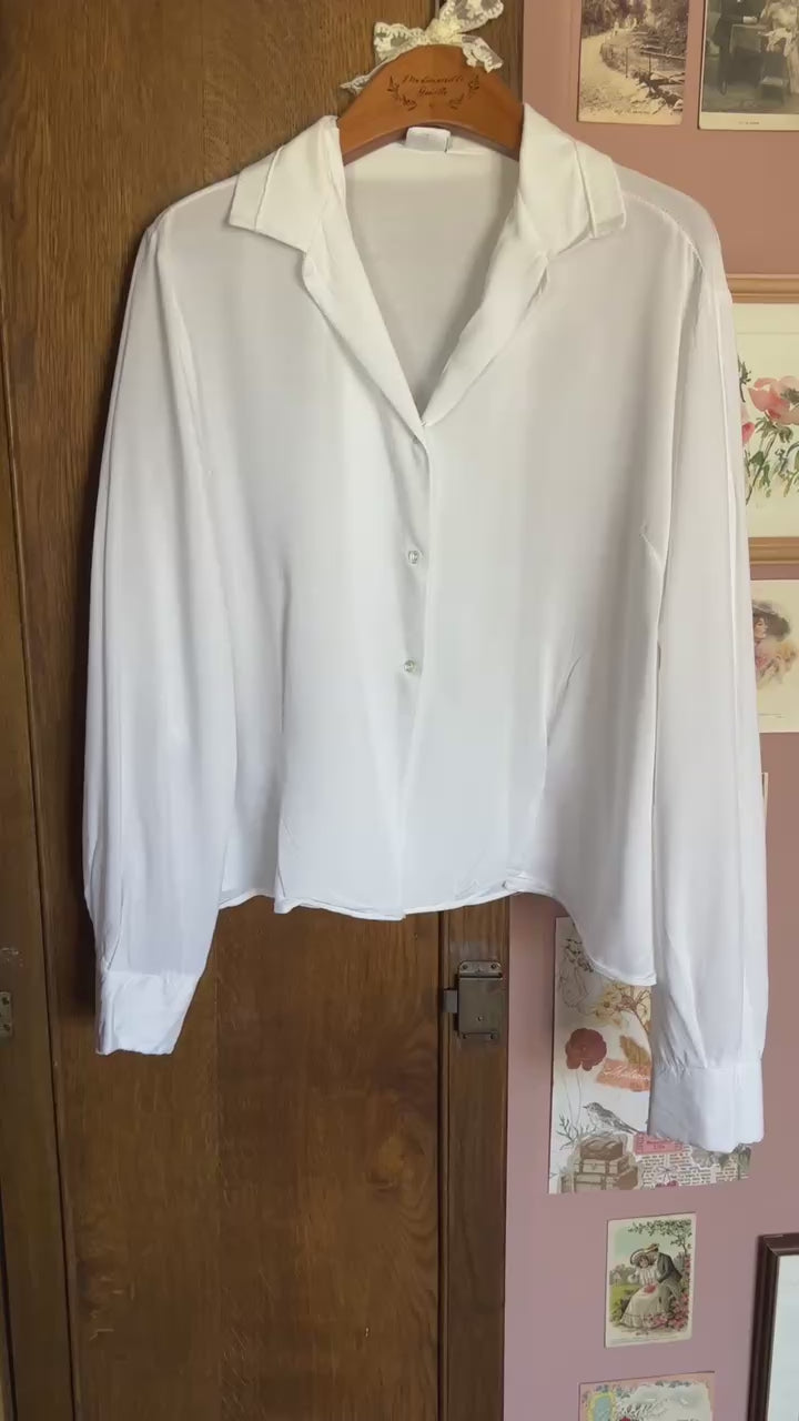 Chemise blanche Josselyne – T.38/40 - Vintage années 90