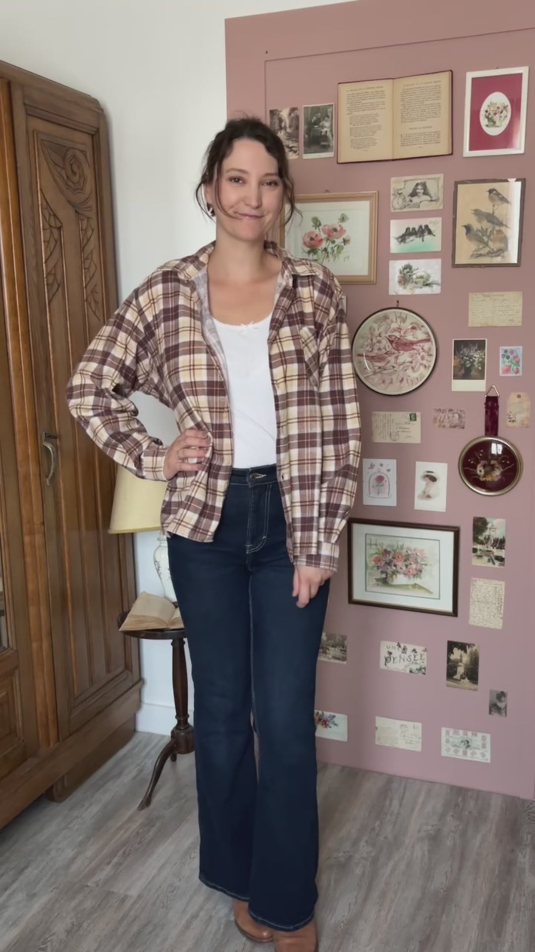 Chemise à carreaux oversize – Du 38 au 44 – Vintage - Années 90/2000