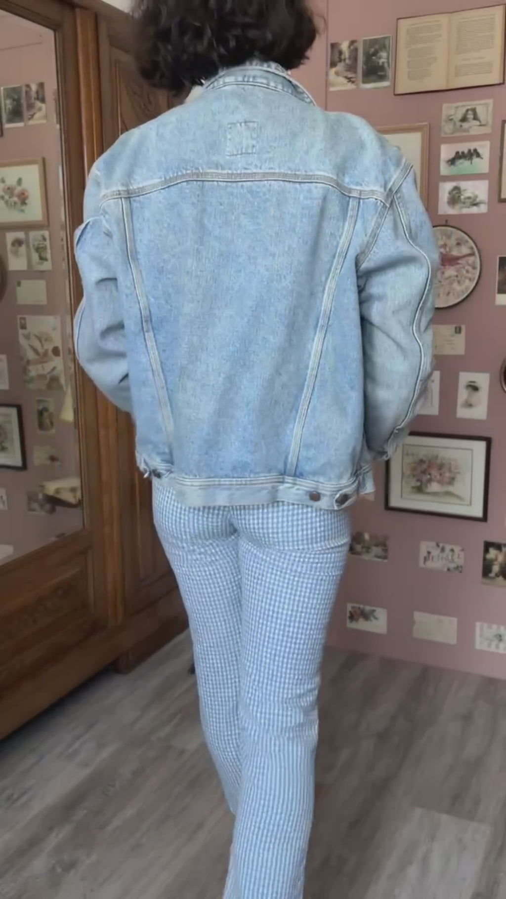 Veste en jean du 38 au 44 selon l'effet recherché- Jost – Vintage années 90