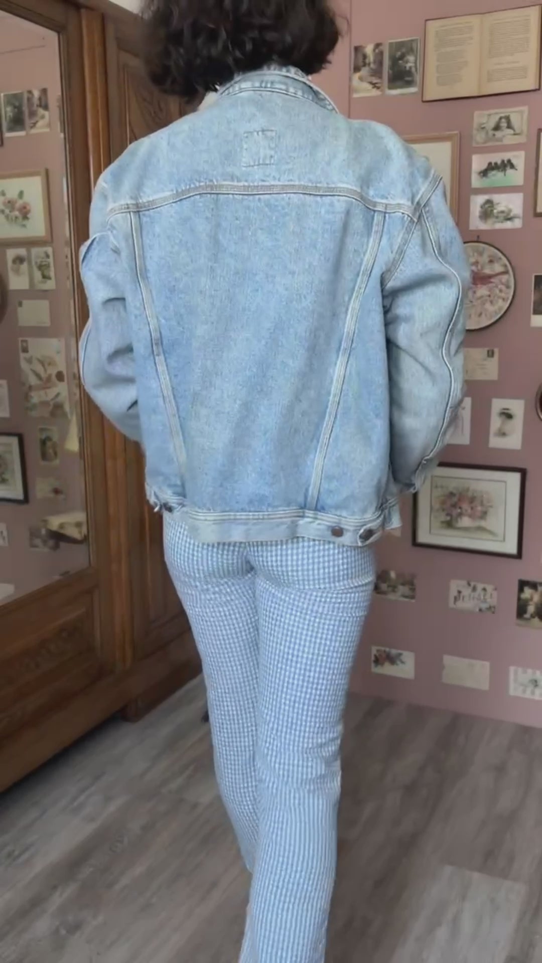 Veste en jean du 38 au 44 selon l'effet recherché- Jost – Vintage années 90
