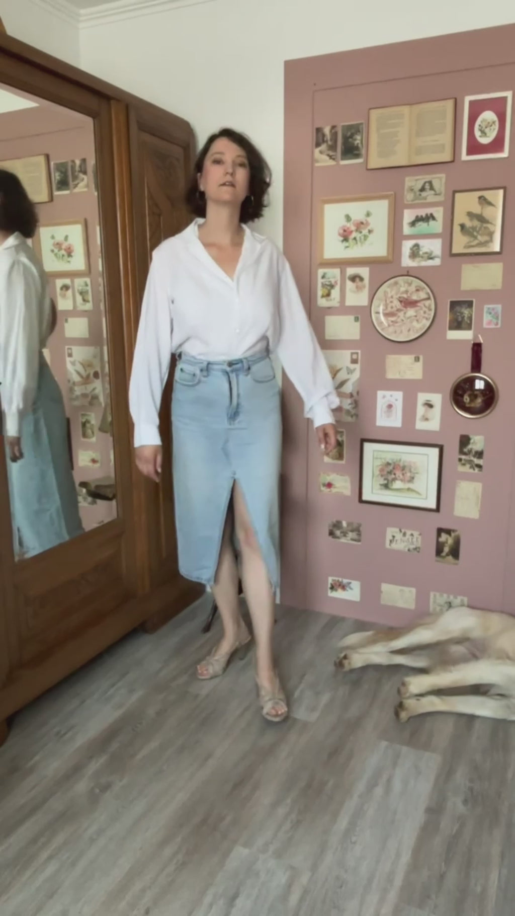 Chemise blanche Josselyne – T.38/40 - Vintage années 90