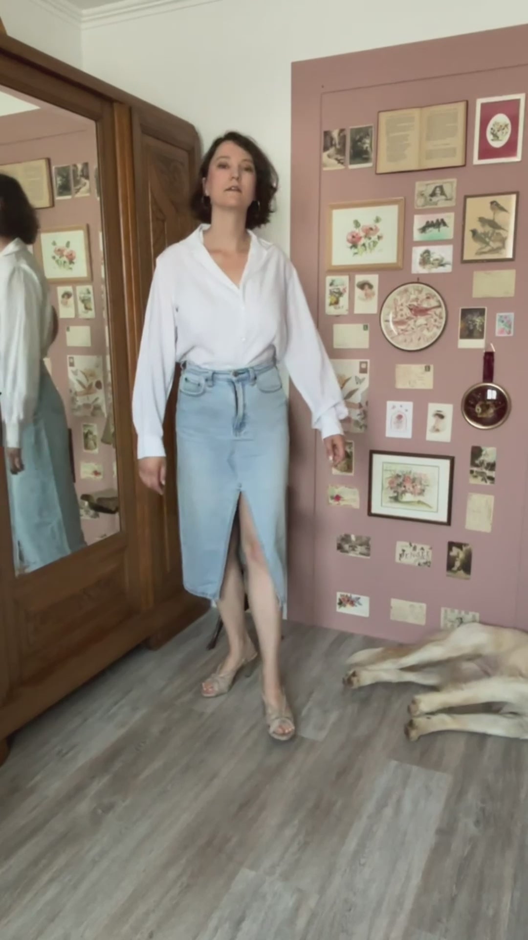 Chemise blanche Josselyne – T.38/40 - Vintage années 90