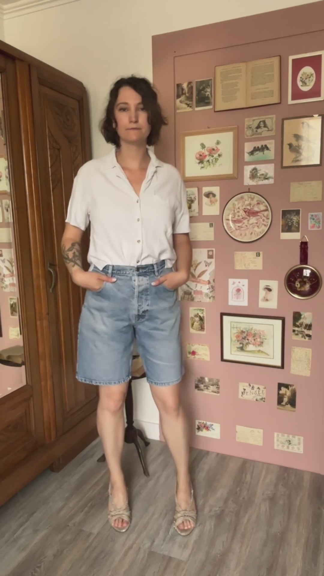 Short en jean long Winch – T.38/40 – Vintage années 90/2000